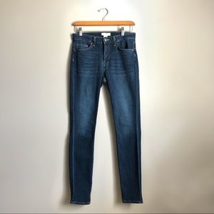H&M dark wash regular waist jeans